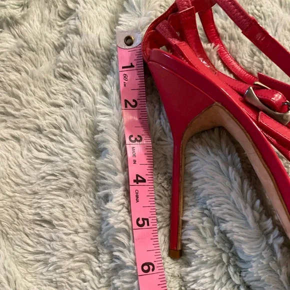 Manolo Blahnik RED Strappy Heels - Picture 6 of 16